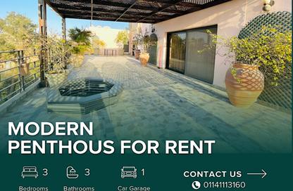 Penthouse - 3 Bedrooms - 3 Bathrooms for rent in Street 83 - Maadi - Hay El Maadi - Cairo