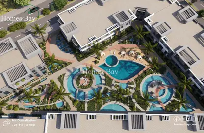 Apartment - 3 Bedrooms - 1 Bathroom for sale in Magawish Resort - Hurghada Resorts - Hurghada - Red Sea