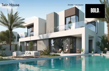 Twin House - 3 Bedrooms - 3 Bathrooms for sale in Solana - New Zayed City - Sheikh Zayed City - Giza