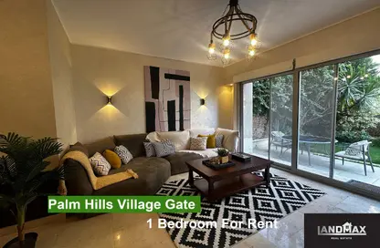 Apartment - Studio - 1 Bathroom for rent in Palm Hills Village Gate - South Investors Area - New Cairo City - Cairo
