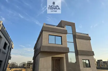 Twin House - 4 Bedrooms - 3 Bathrooms for sale in Waslet Dahshur Road - Green Belt - 6 October City - Giza