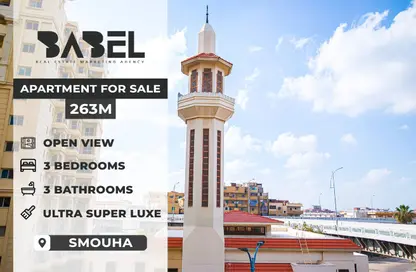 شقة - 3 غرف نوم - 3 حمامات للبيع في فالوري انطونيادس - سموحة - حي شرق - الاسكندرية