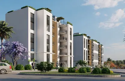 Apartment - 2 Bedrooms - 1 Bathroom for sale in ECO West - 6 October Compounds - 6 October City - Giza