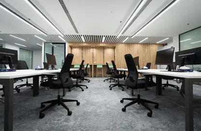 Office Space - Studio - 2 Bathrooms for rent in Cairo Festival City - North Investors Area - New Cairo City - Cairo