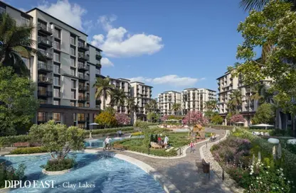 Apartment - 2 Bedrooms - 2 Bathrooms for sale in Diplo East - New Capital City - Cairo