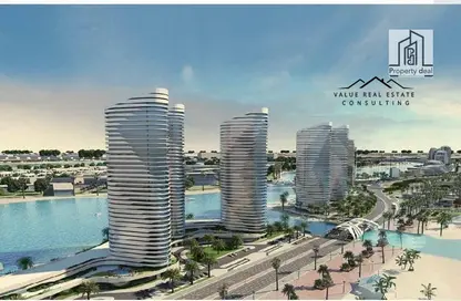 Apartment - 2 Bedrooms - 2 Bathrooms for sale in North Edge Towers - New Alamein City - Al Alamein - North Coast