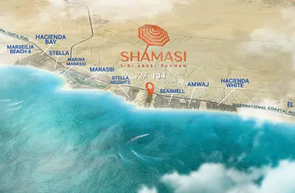 Apartment - 3 Bedrooms - 2 Bathrooms for sale in Shamasy - Sidi Abdel Rahman - North Coast