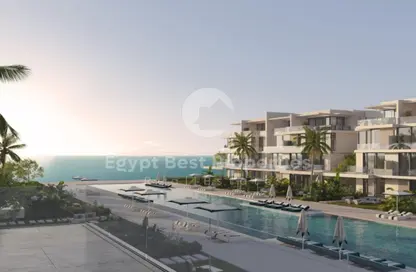 شاليه - 2 غرف نوم - 3 حمامات للبيع في ازها الساحل الشمالي - راس الحكمة - الساحل الشمالي