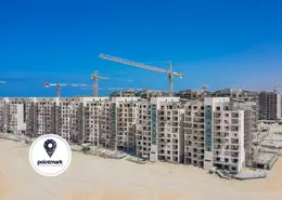شقة - 3 غرف نوم - 2 حمامات للبيع في الداون تاون - مدينة العلمين الجديدة - الساحل الشمالي