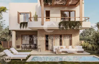 Chalet - 2 Bedrooms - 2 Bathrooms for sale in Ramla - Ras Al Hekma - North Coast