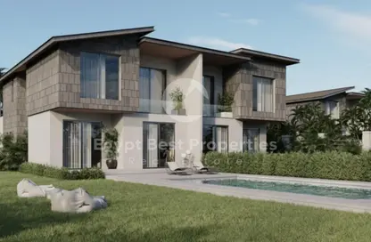 Twin House - 4 Bedrooms - 4 Bathrooms for sale in Creek Town - The 1st Settlement - New Cairo City - Cairo