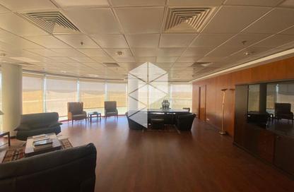 Office Space - Studio - 4 Bathrooms for rent in Bank Center Street - South Teseen St. - The 5th Settlement - New Cairo City - Cairo