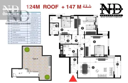 Apartment - 3 Bedrooms - 2 Bathrooms for sale in Maadi V - Zahraa El Maadi - Hay El Maadi - Cairo