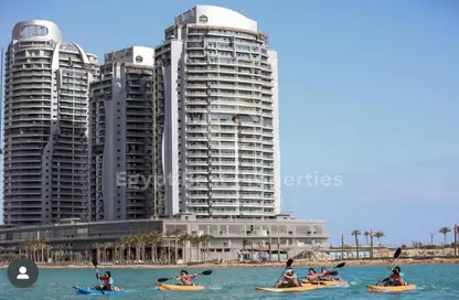 Chalet - 2 Bedrooms - 3 Bathrooms for sale in The Gate Towers - New Alamein City - Al Alamein - North Coast