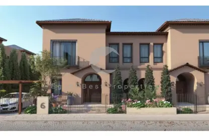 Townhouse - 4 Bedrooms - 4 Bathrooms for sale in Village West - Sheikh Zayed Compounds - Sheikh Zayed City - Giza