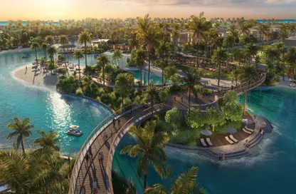 Chalet - 2 Bedrooms - 2 Bathrooms for sale in Ramla Lakeside - Qesm Ad Dabaah - North Coast