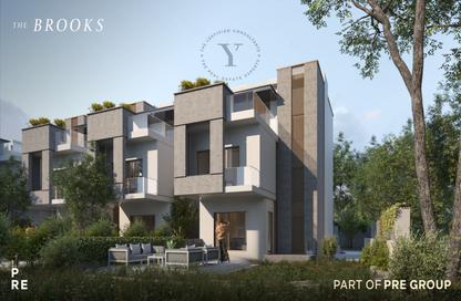 Townhouse - 4 Bedrooms - 4 Bathrooms for sale in The brooks - El Katameya Compounds - El Katameya - New Cairo City - Cairo