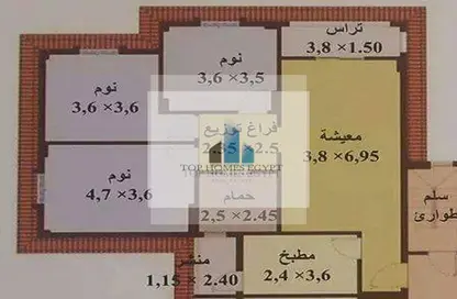 شقة - غرفة نوم - 1 حمام للبيع في كمبوند القوات المسلحة - كمبوندات مدينة المستقبل - مدينة المستقبل - القاهرة