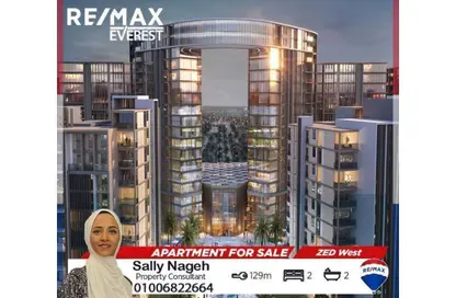 Apartment - 2 Bedrooms - 2 Bathrooms for sale in Park Side Residence - Zed Towers - Sheikh Zayed Compounds - Sheikh Zayed City - Giza