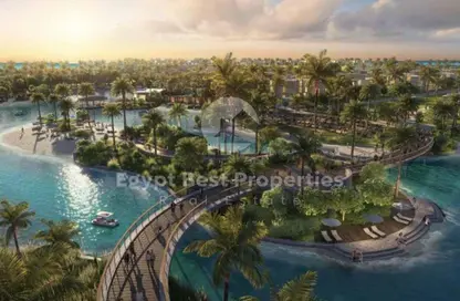 Chalet - 2 Bedrooms - 2 Bathrooms for sale in Ramla Lakeside - Qesm Ad Dabaah - North Coast