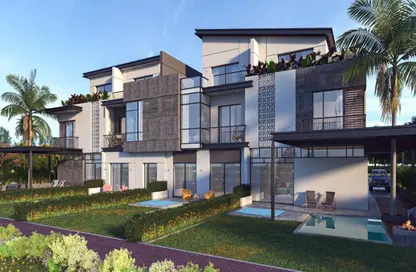 Townhouse - 3 Bedrooms - 3 Bathrooms for sale in Hood 8 Side St. - Green Belt - 6 October City - Giza