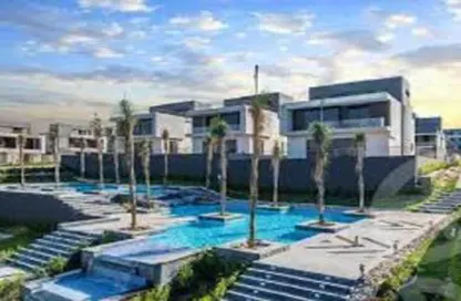 Twin House - 4 Bedrooms - 4 Bathrooms for sale in Patio Al Zahraa - Sheikh Zayed Compounds - Sheikh Zayed City - Giza
