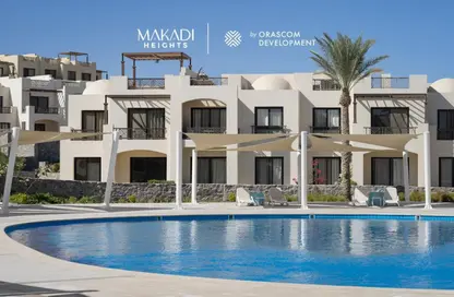 Chalet - 2 Bedrooms - 2 Bathrooms for sale in Makadi Heights - Makadi Orascom Resort - Makadi - Hurghada - Red Sea