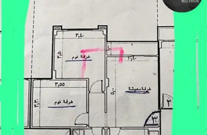 شقة - 2 غرف نوم - 1 حمام للبيع في كمبوند جامعة القاهرة - كمبوندات الشيخ زايد - الشيخ زايد - الجيزة