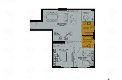 Apartment - 2 Bedrooms - 1 Bathroom for sale in Zahraa Al Maadi Tunnel - Degla - Hay El Maadi - Cairo