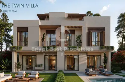 Twin House - 4 Bedrooms - 4 Bathrooms for sale in El Patio Town - 5th Settlement Compounds - The 5th Settlement - New Cairo City - Cairo