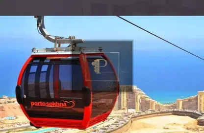 شاليه - غرفة نوم - 2 حمامات للبيع في كاريبيان باي - بورتو السخنة - العين السخنة - السويس