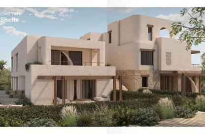 Chalet - 2 Bedrooms - 2 Bathrooms for sale in Ramla Lakeside - Qesm Ad Dabaah - North Coast