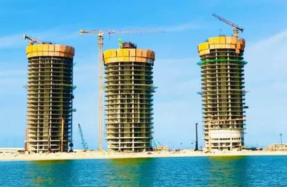 شقة - 2 غرف نوم - 1 حمام للبيع في نورث ايدج تاورز - مدينة العلمين الجديدة - العلمين - الساحل الشمالي