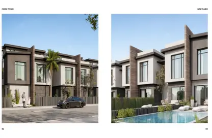 Townhouse - 3 Bedrooms - 3 Bathrooms for sale in Creek Town - The 1st Settlement - New Cairo City - Cairo