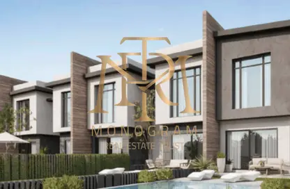 Twin House - 3 Bedrooms - 4 Bathrooms for sale in Creek Town - The 1st Settlement - New Cairo City - Cairo