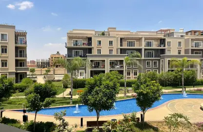 Apartment - 2 Bedrooms - 3 Bathrooms for sale in October Plaza - 6 October Compounds - 6 October City - Giza