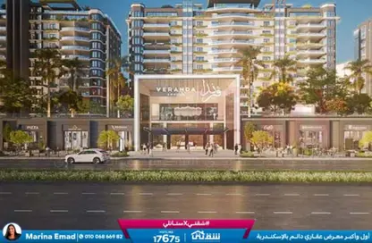 شقة - 3 غرف نوم - 3 حمامات للبيع في فراندا سموحة - كمبوندات الاسكندرية - الاسكندرية