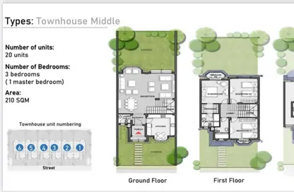 Townhouse - 4 Bedrooms - 4 Bathrooms for sale in Mountain View 4 - 6 October Compounds - 6 October City - Giza