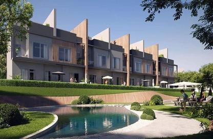 Townhouse - 3 Bedrooms - 3 Bathrooms for sale in Sun Capital - Fayoum Desert road - 6 October City - Giza