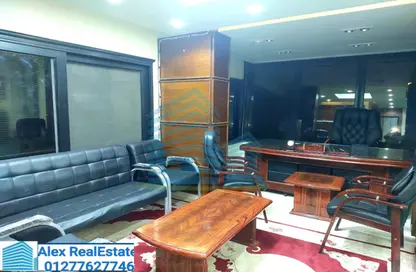 Office Space - Studio - 2 Bathrooms for rent in Smouha Square - Smouha - Hay Sharq - Alexandria