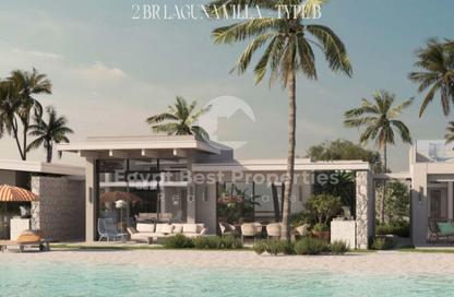 Chalet - 2 Bedrooms - 2 Bathrooms for sale in The Med - Ras Al Hekma - North Coast