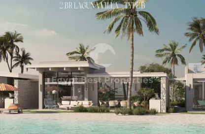 Chalet - 2 Bedrooms - 2 Bathrooms for sale in The Med - Ras Al Hekma - North Coast