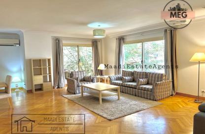 Apartment - 3 Bedrooms - 3 Bathrooms for rent in Sarayat Al Maadi - Hay El Maadi - Cairo