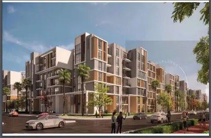 Apartment - 2 Bedrooms - 2 Bathrooms for sale in HAP Town - Mostakbal City Compounds - Mostakbal City - Future City - Cairo