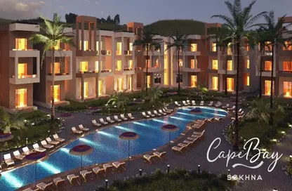 Chalet - 1 Bedroom - 1 Bathroom for sale in Cape Bay Sokhna - Al Ain Al Sokhna - Suez