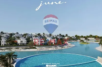 Duplex - 2 Bedrooms - 2 Bathrooms for sale in June - Ras Al Hekma - North Coast