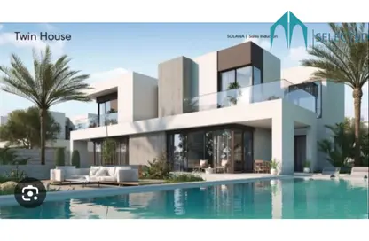 Twin House - 3 Bedrooms - 3 Bathrooms for sale in Solana - New Zayed City - Sheikh Zayed City - Giza