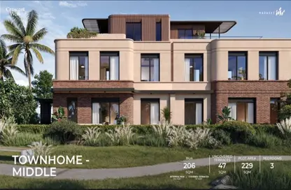 شقة - 3 غرف نوم - 3 حمامات للبيع في كريسينت واك - كمبوندات التجمع الخامس - التجمع الخامس - مدينة القاهرة الجديدة - القاهرة