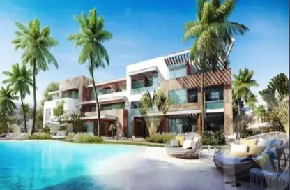 Twin House - 4 Bedrooms - 3 Bathrooms for sale in Azha - Al Ain Al Sokhna - Suez