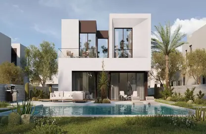 Villa - 4 Bedrooms - 6 Bathrooms for sale in Solana - New Zayed City - Sheikh Zayed City - Giza